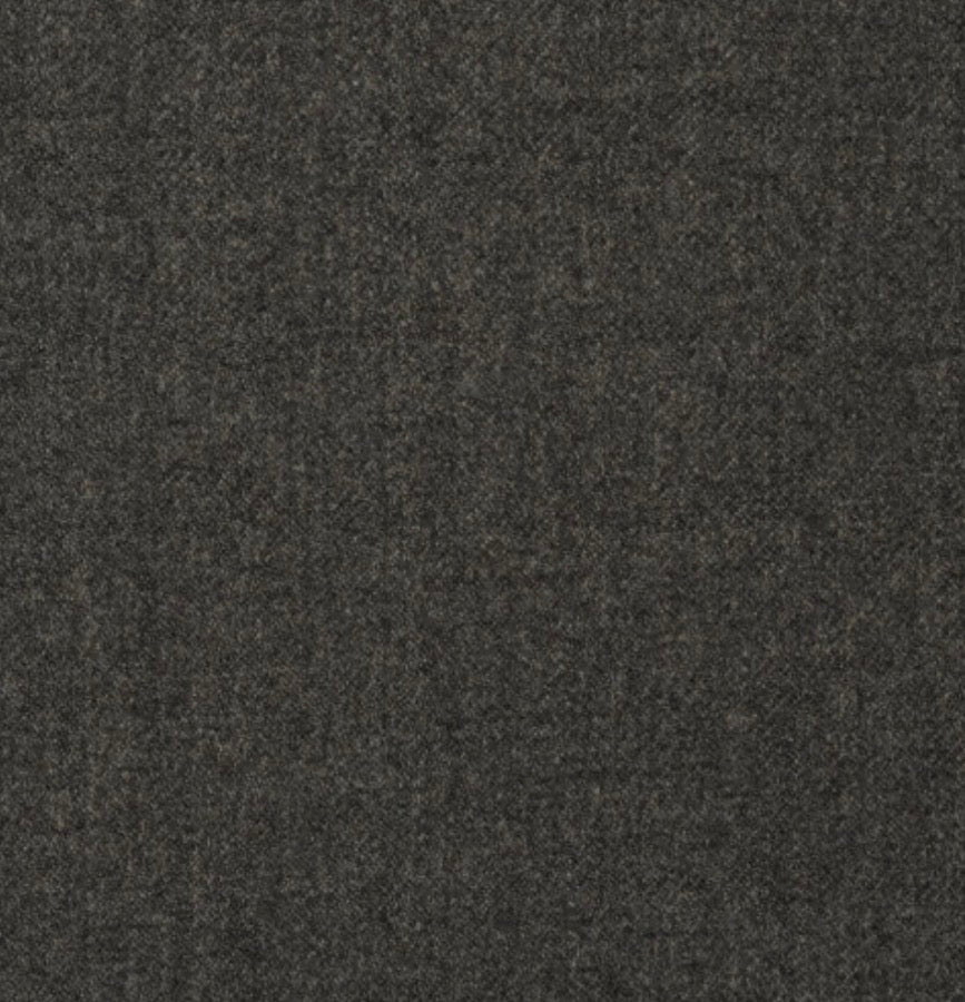 Grey Plain Pure Wool Heavy Custom Trousers MUW5598