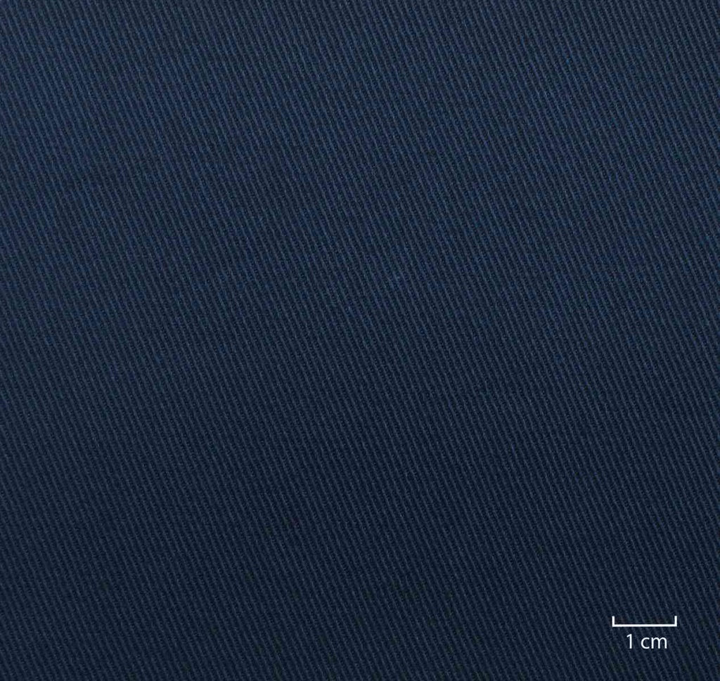 Brezza Navy Blue Heavy Twill Stretch-Cotton Trousers MGC2161