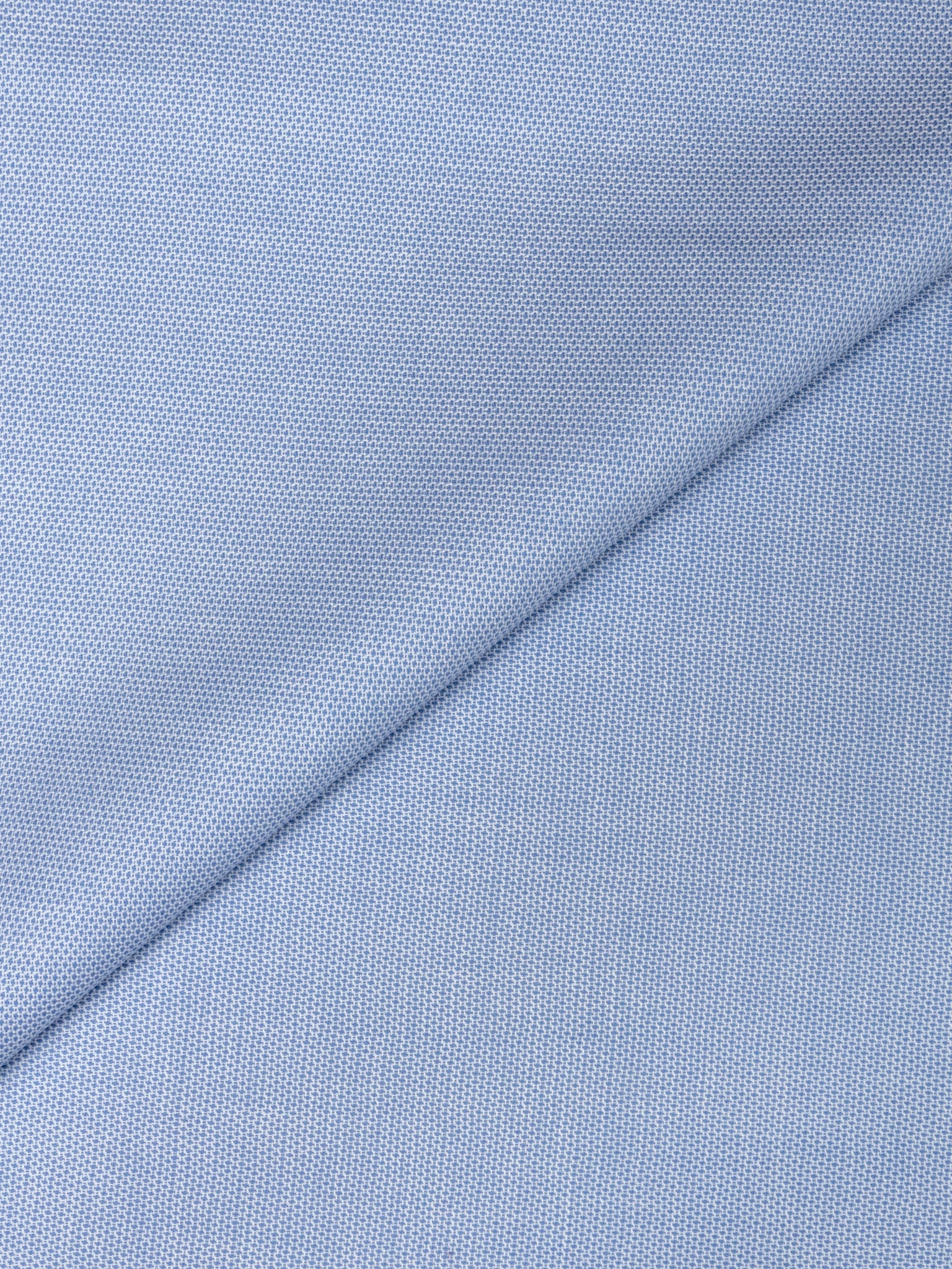 Luton Blue Dobby Cotton Shirt MSC3295