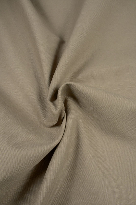 Milton Beige Canvas Cotton Custom Trousers MTC4380