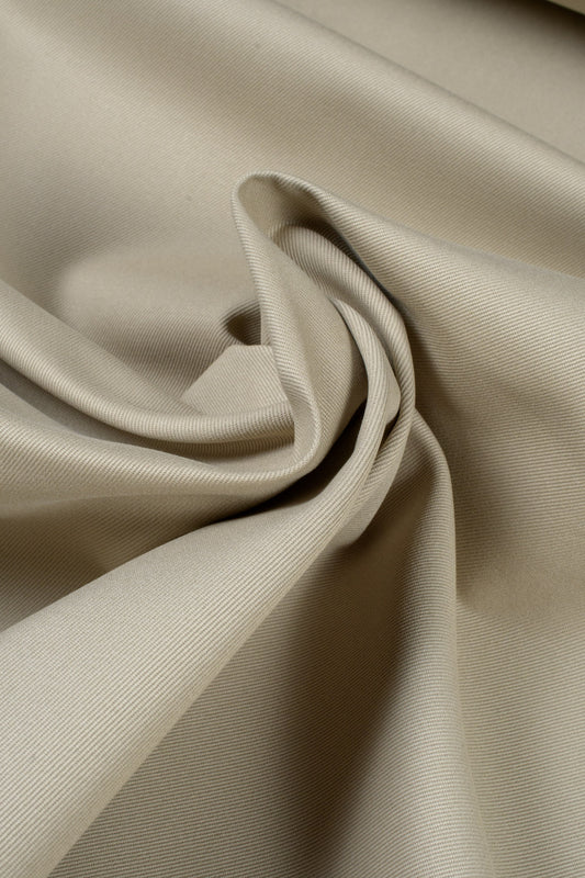 Tennyson Stone Peached Cotton Drill Custom Trousers MUC0782