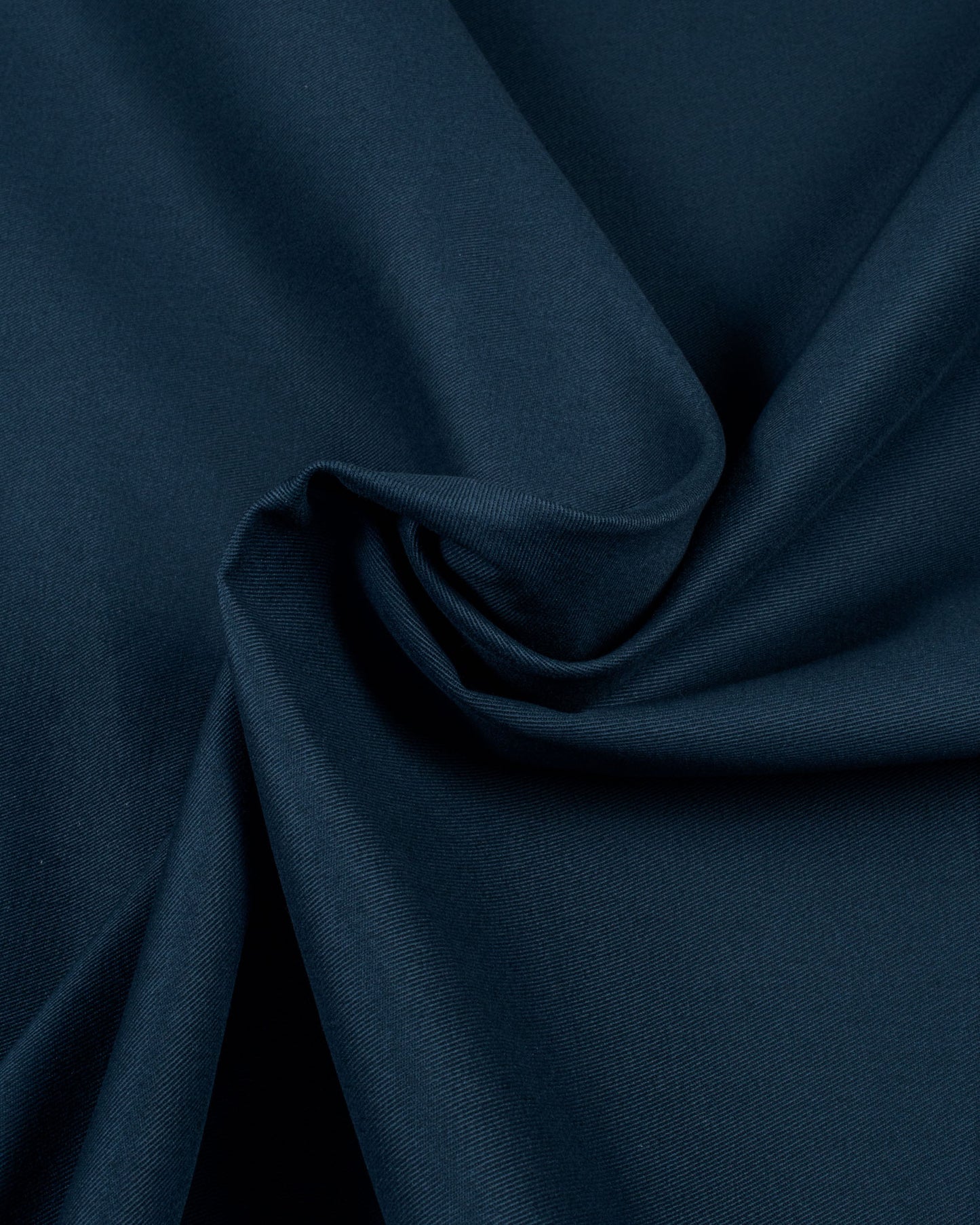 Hardy Dark Navy Sanded Twill Custom Trousers MUC3317