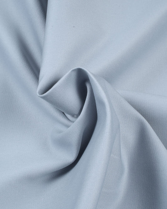 Hardy Silver Grey Sanded Twill Custom Trousers MUC3330