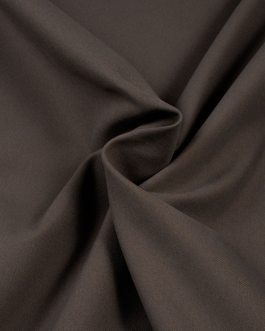 Turner Brown Half Panama Cotton Canvas  Custom Trousers MUC4381