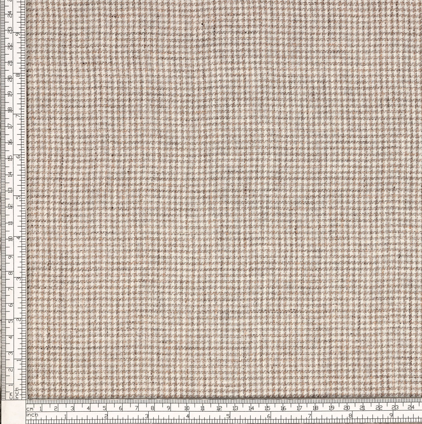 Nobel Melanges Houndstooth Linen Trousers