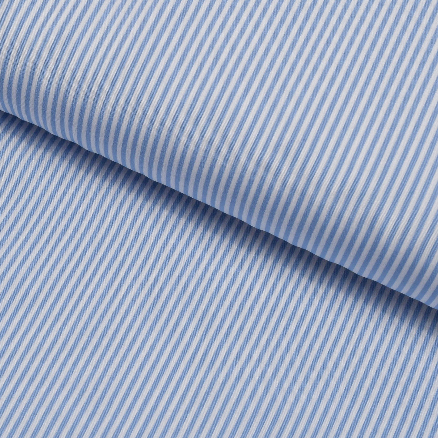 Boeing Popeline Blue Stripes Custom Cotton Shirt MFC0511