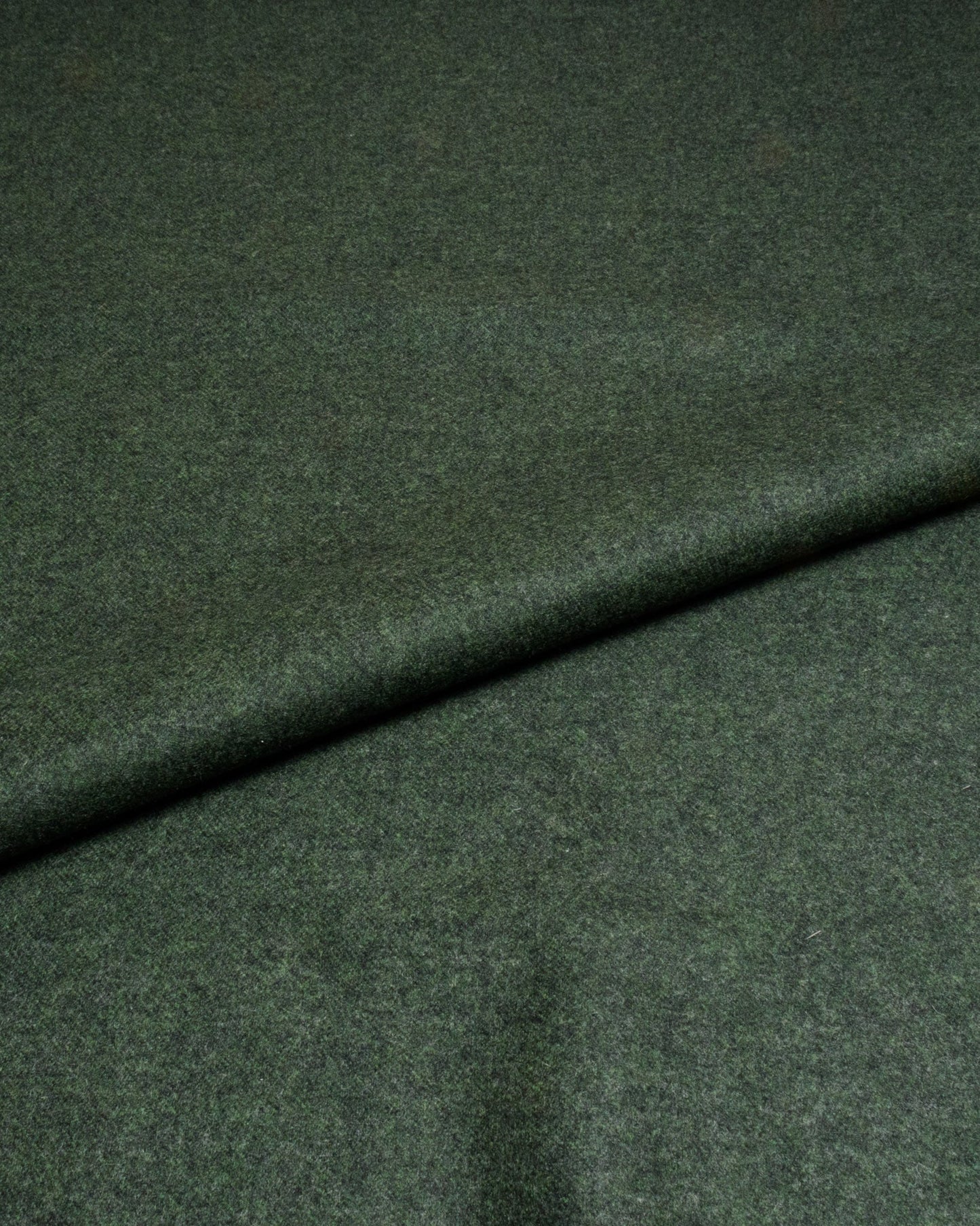 Hunter Green Woollen Flannel Custom Trousers MUW3304