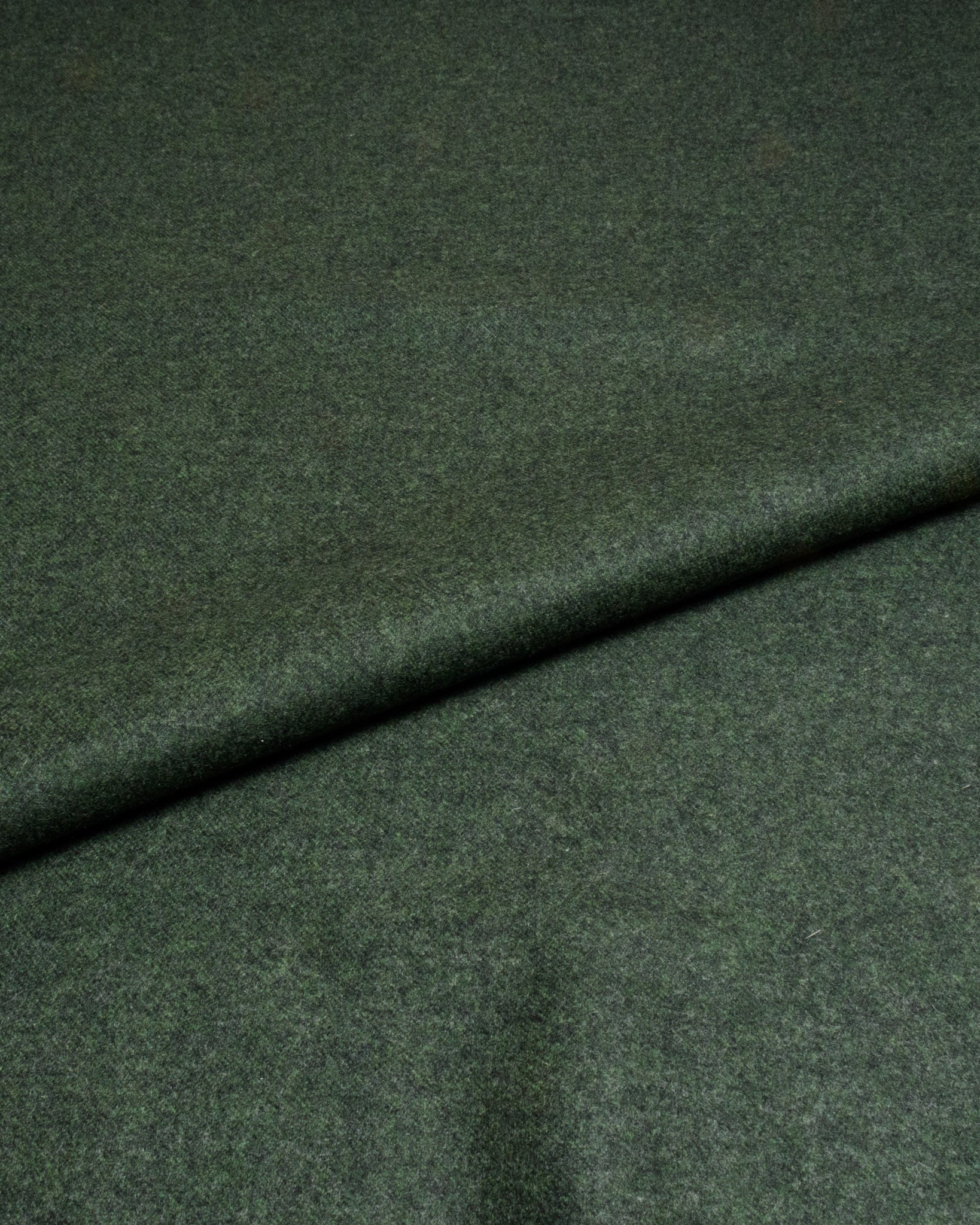 Hunter Green Woollen Flannel Custom Trousers MUW3304
