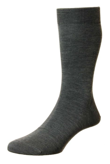 Camden Flat Knit Merino Wool Men's Socks - Yeossal & Co