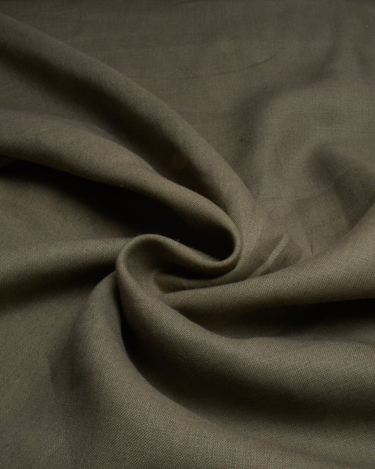 Island Breeze Olive Linen Custom Trousers MUL0685 - Yeossal & Co