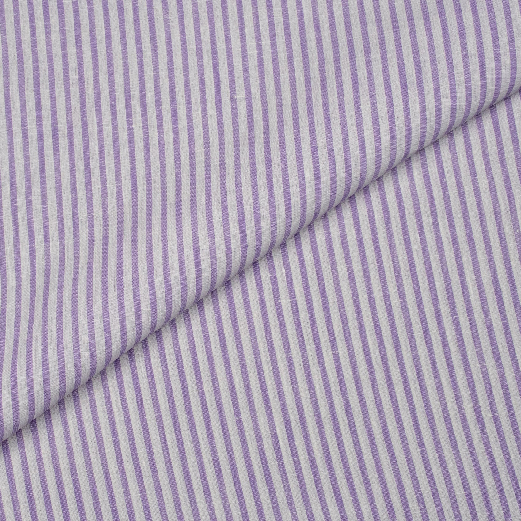 Top Lino 90 Purple Stripes Linen Shirt