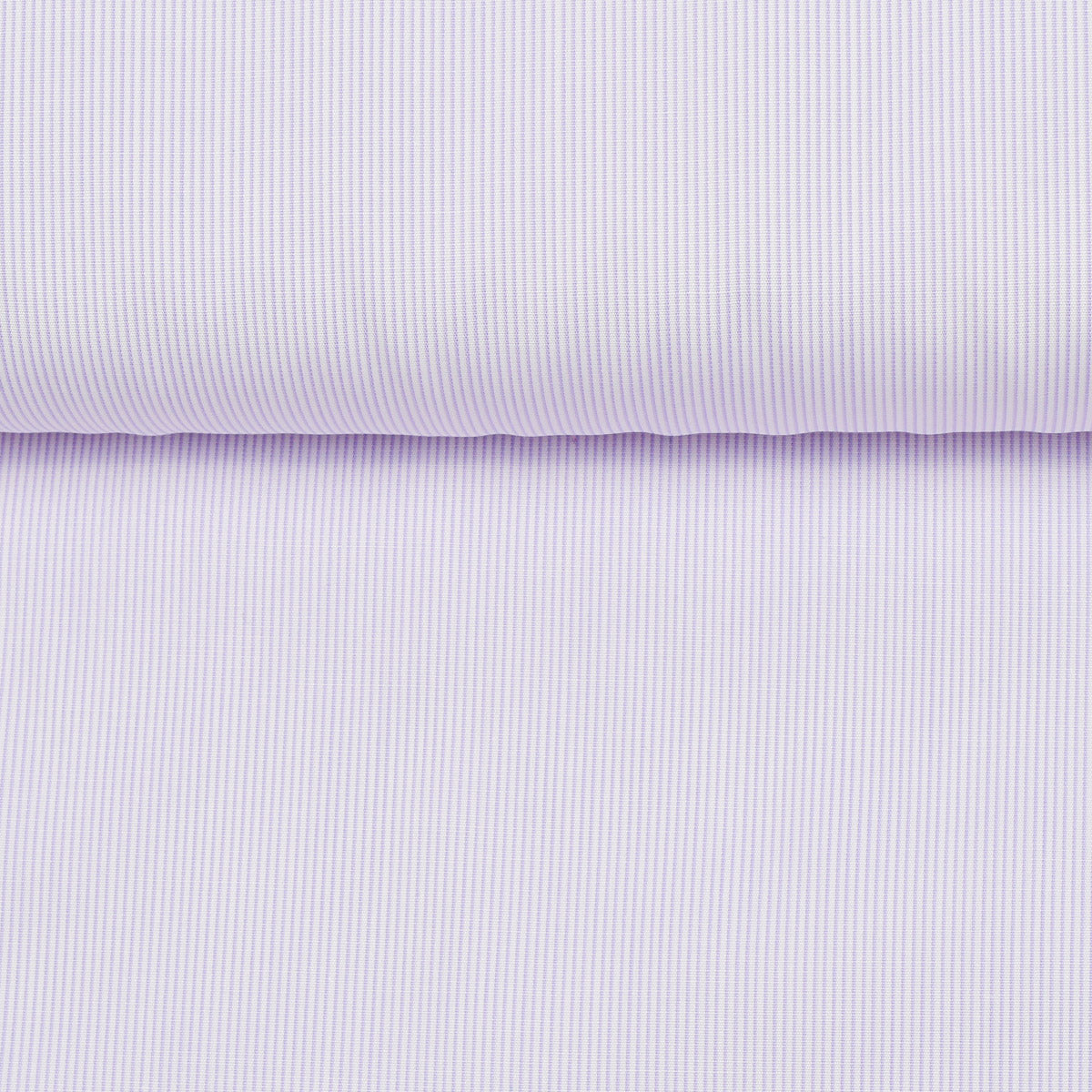 Boeing Fine Stripe Pale Violet Poplin Custom Cotton Shirt MFC0390