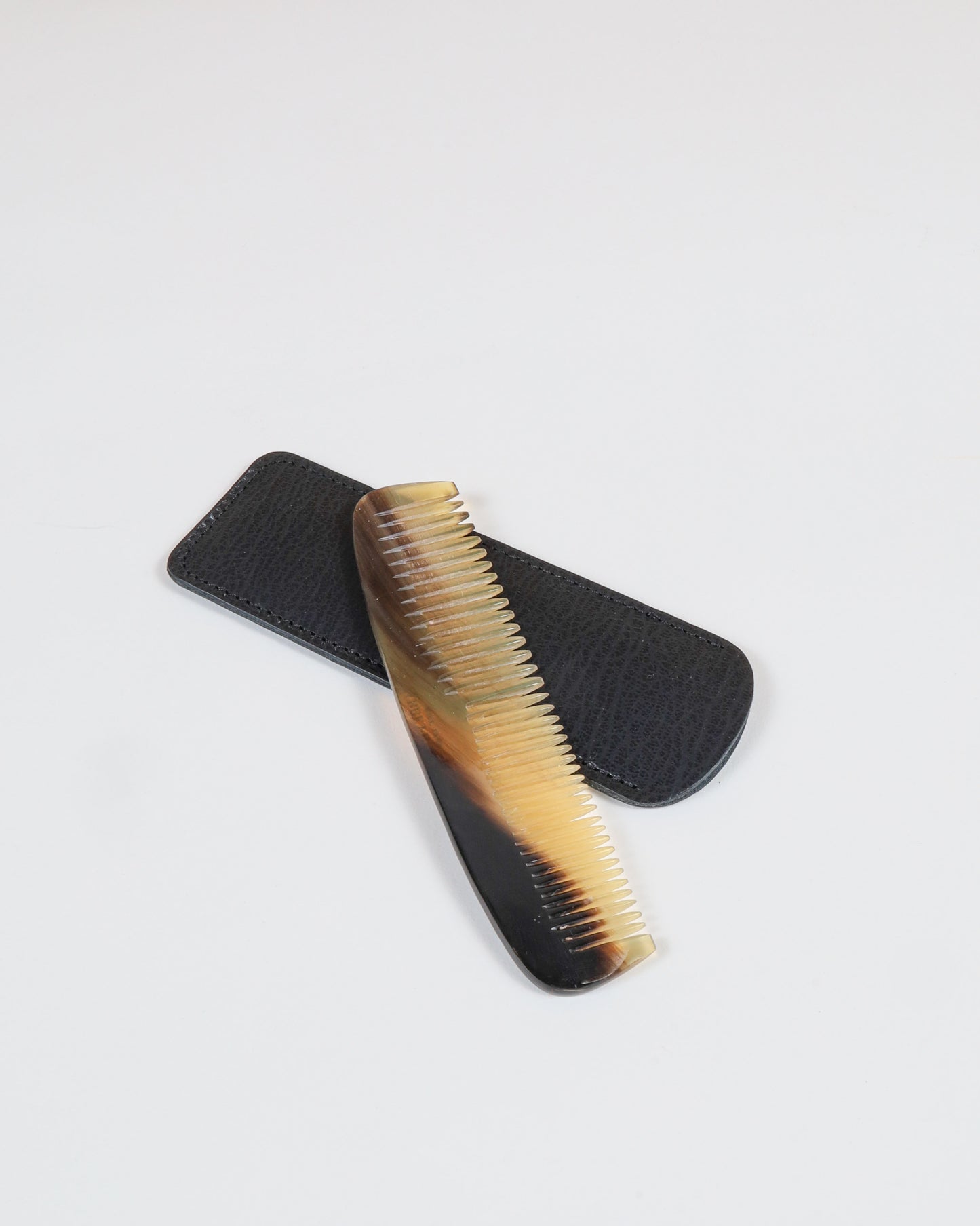 5" Pocket Comb with Leather Case