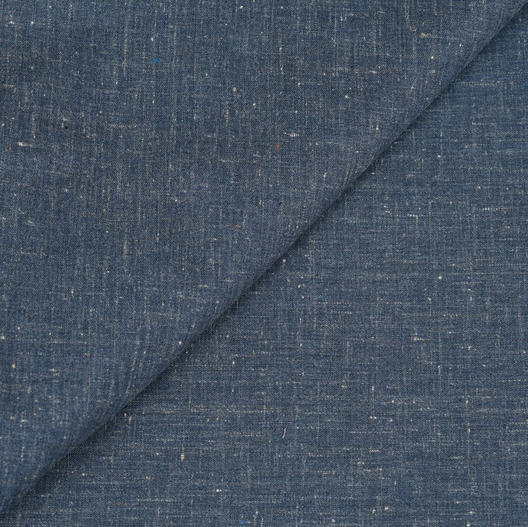 Thomas Mason Greyish Blue Cotton