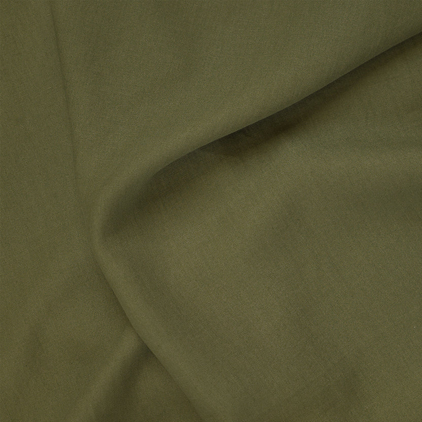 Heures bleues Olive Linen Trousers, MTO