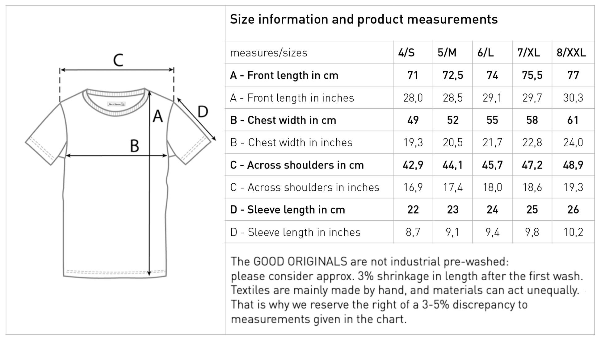 2M15 Good Originals Sturdy Jersey T-shirt, Classic Fit - Yeossal & Co