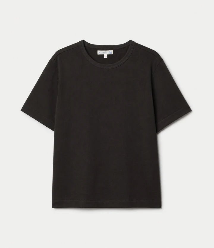 2M15C Cropped Mid-Century Machine Refined Fit T-Shirt - Yeossal