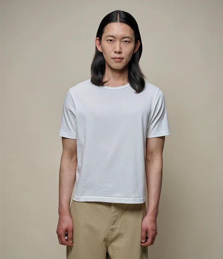 2M15C Cropped Mid-Century Machine Refined Fit T-Shirt - Yeossal