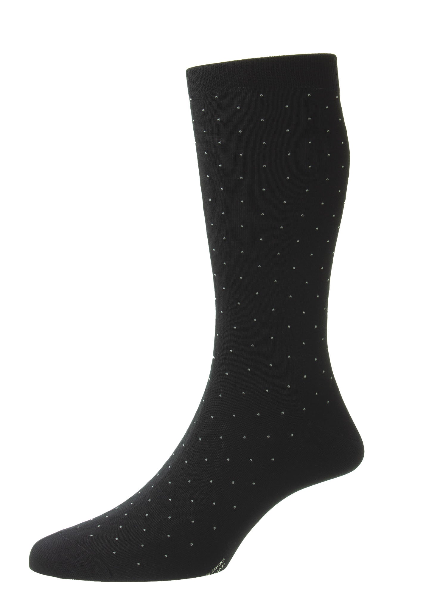 Gadsbury Motif Pin Dot Cotton Men's Socks