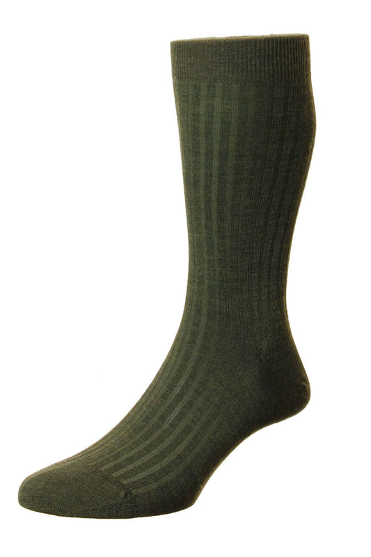 Laburnum Classic Rib Merino Wool Socks