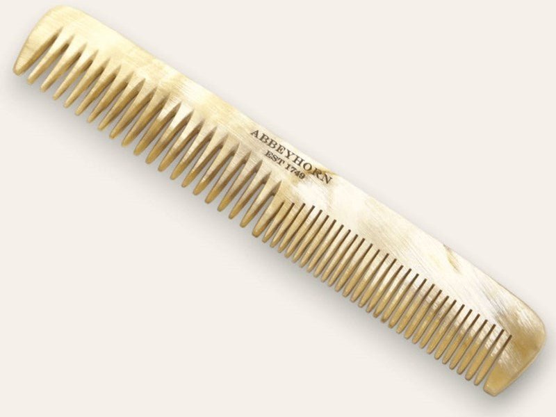 6 1/4" Thin Cow Horn Comb - Yeossal