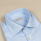 Albini Light Blue Twill Cotton Shirt MFC0469