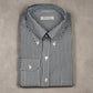 San Francisco Dark Green Stripe Poplin Cotton Shirt MSC0761