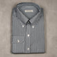 San Francisco Dark Green Stripe Poplin Cotton Shirt MSC0761