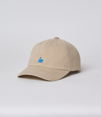 CAP01 Swan Logo Organic Cotton Cabardine Cap