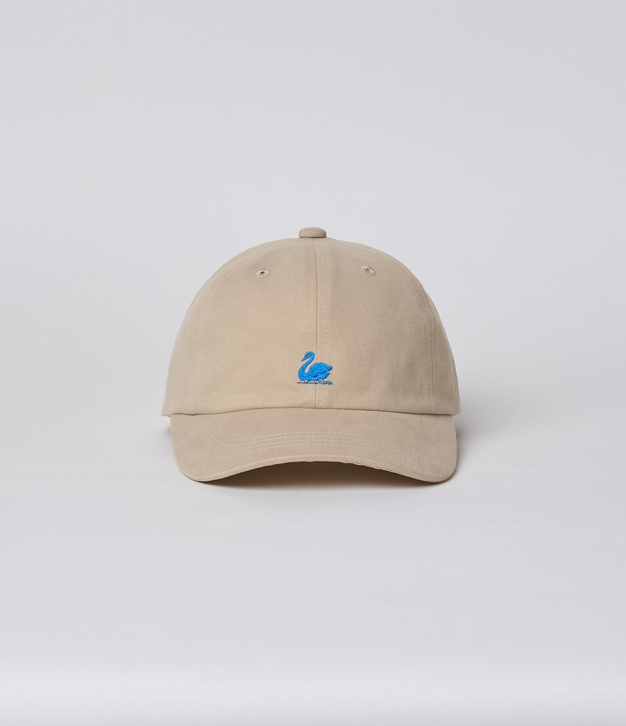 CAP01 Swan Logo Organic Cotton Cabardine Cap