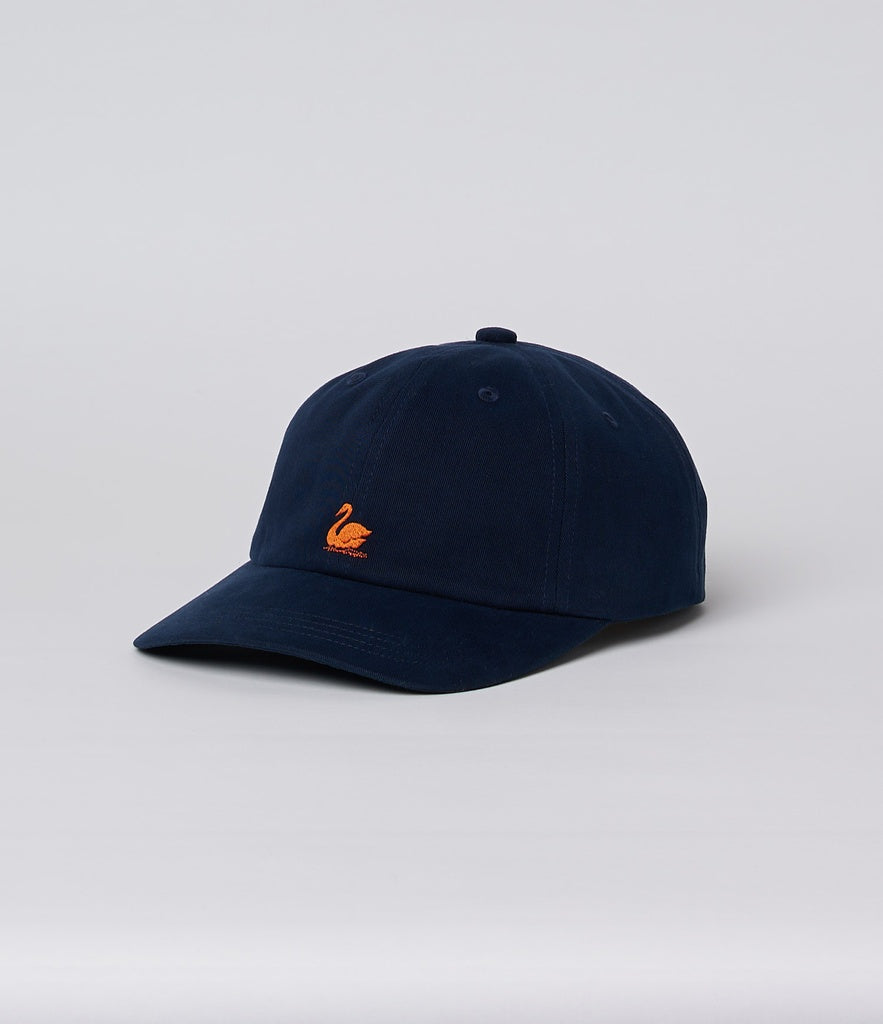 CAP01 Swan Logo Organic Cotton Cabardine Cap