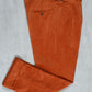 Cedar Rust 16-Wale Stretch Needlecord Cotton Trousers MUC4378
