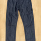 Soft Fluffy Pleated Selvedge Denim Jeans