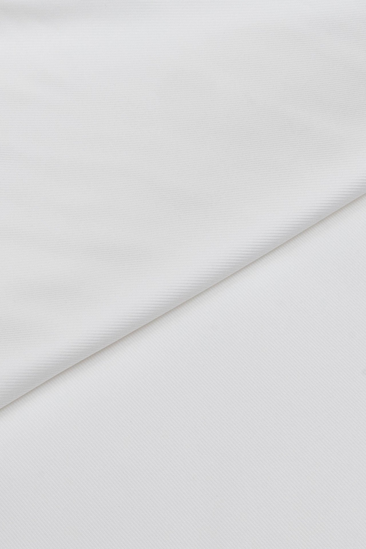 White Giza Cotton Twill Shirt MSC3202