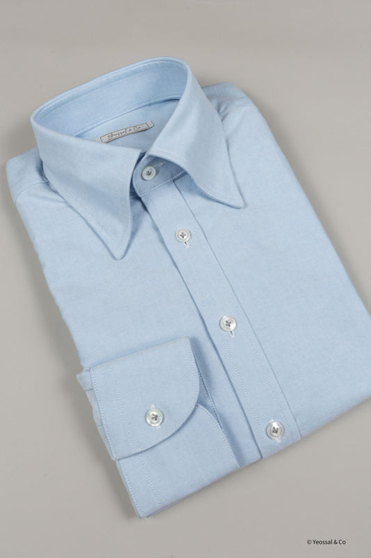 Light Blue Oxford Cotton Shirt MGC1003