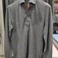 Melange Grey Stretch-Cotton Long Sleeves Shirt - SS093