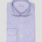 Boeing Popeline Purple Small Checks Custom Cotton Shirt MFC0502