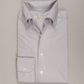 Light Grey Stretchy Plain Cotton Shirt MGA0948