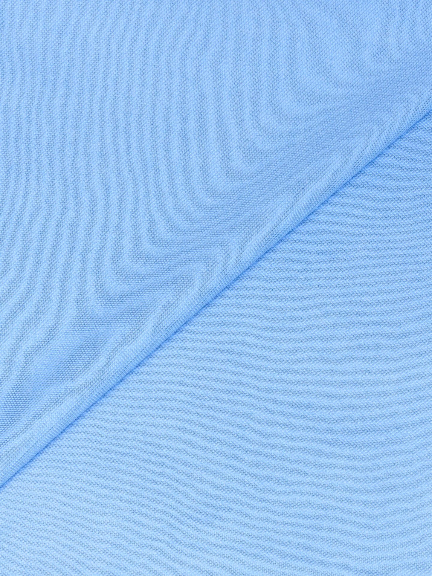 Azure Pique Cotton Polo Shirt MSC3294
