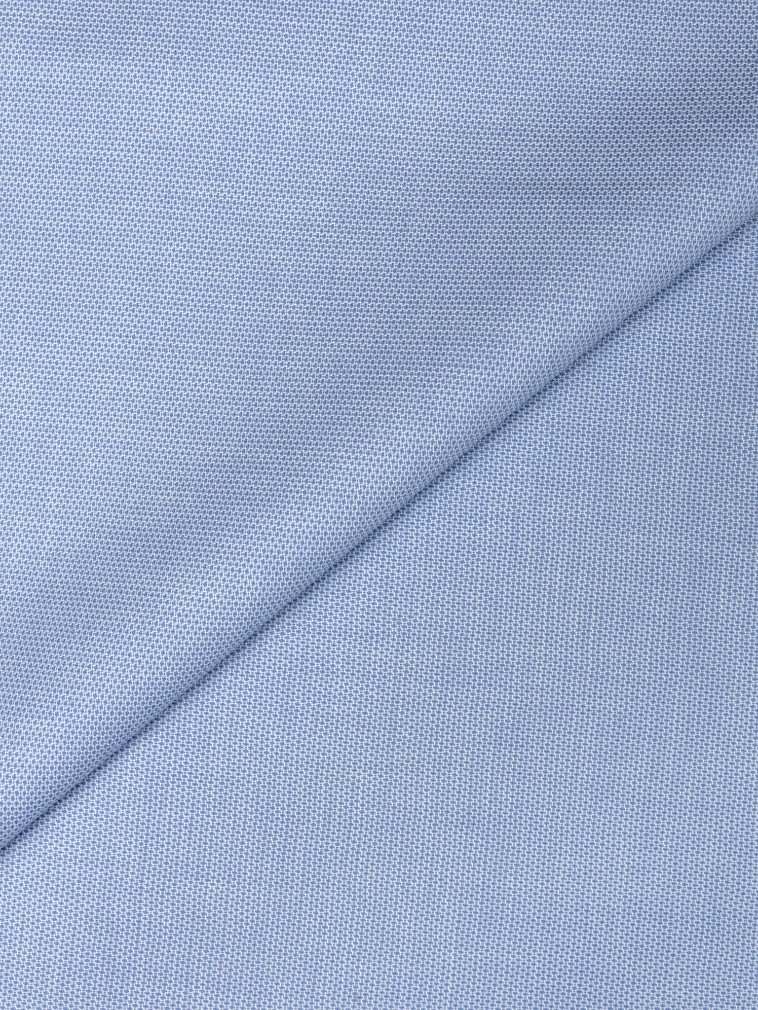 Luton Blue Dobby Cotton Shirt MSC3295