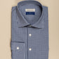 Monti Navy Gingham Cotton Shirt MFC0204