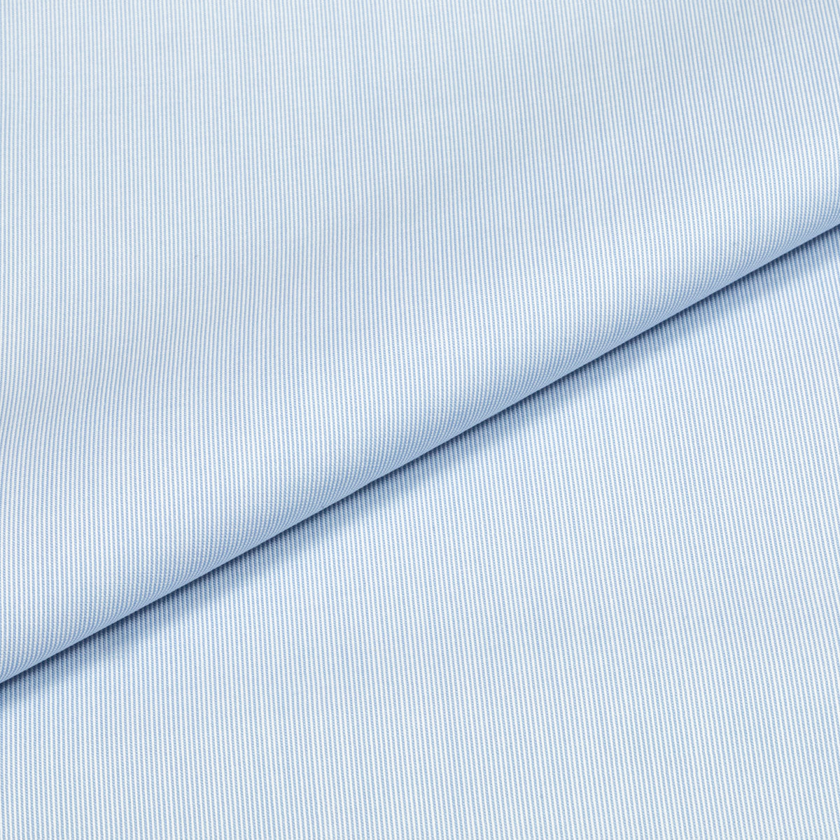 Monti Light Blue Fine Stripe Shirt, MTO