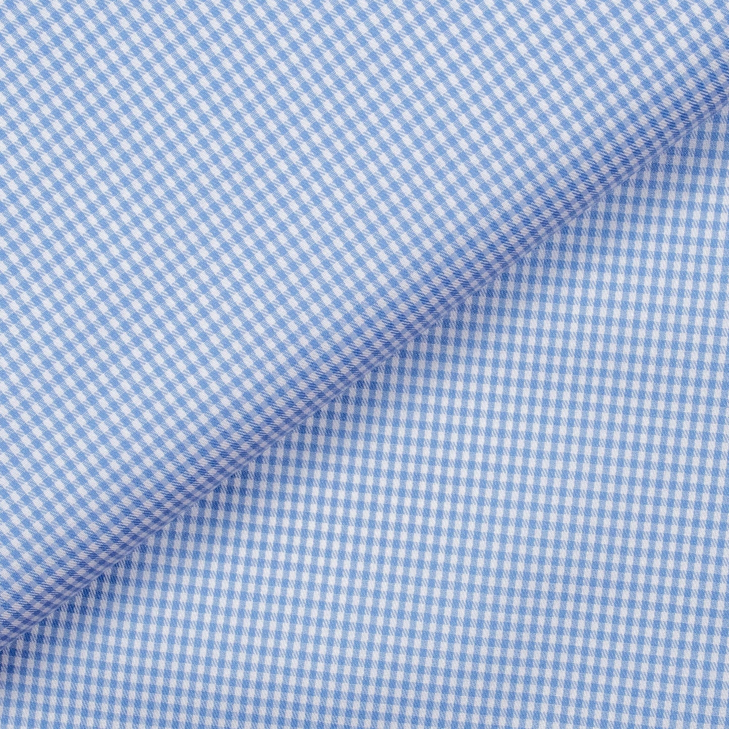 Expo Twill Blue Gingham Cotton Shirt