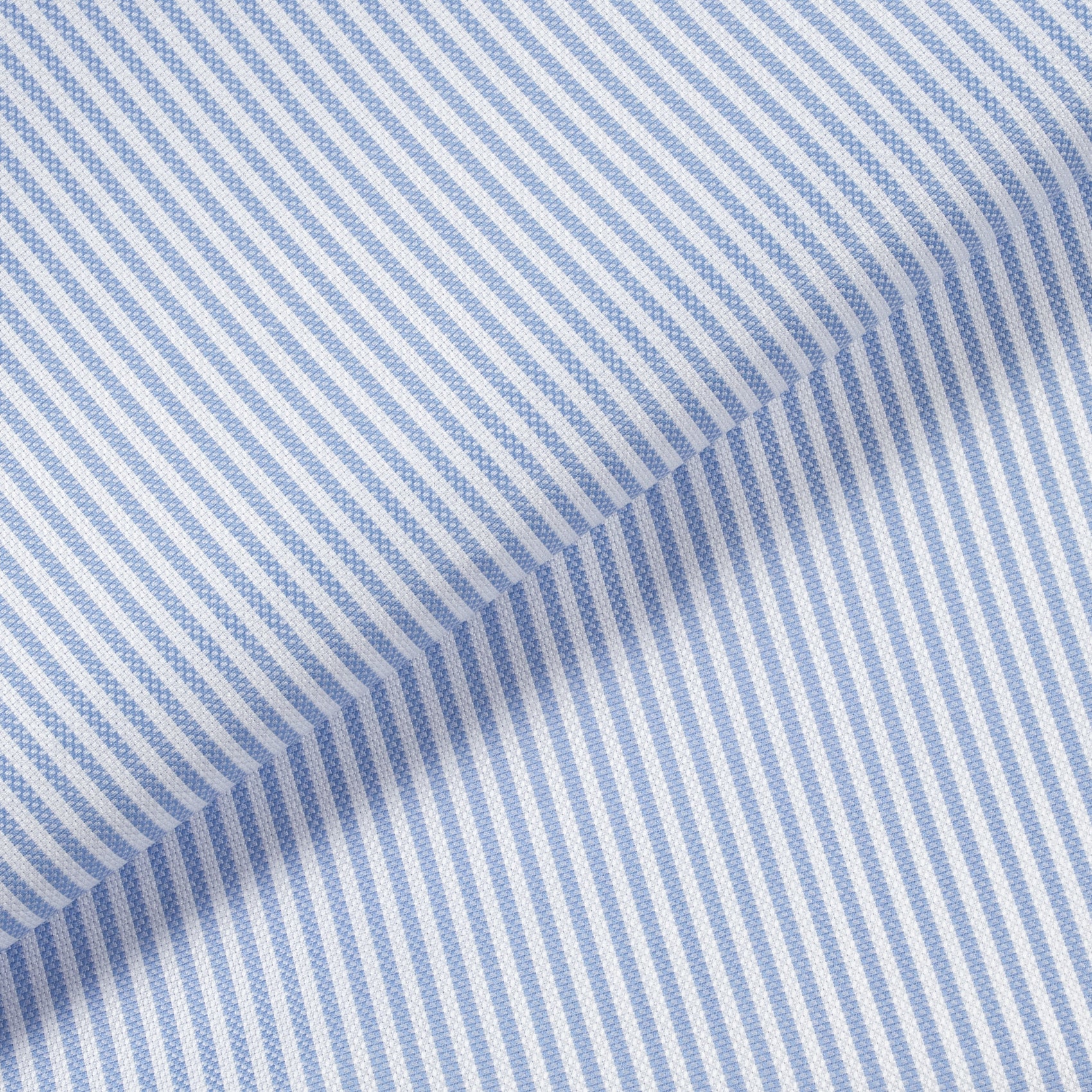 Oxford 120 Blue Stripes Cotton Shirt