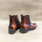 Brown Patina Chelsea Boots (Display Pair SY060)