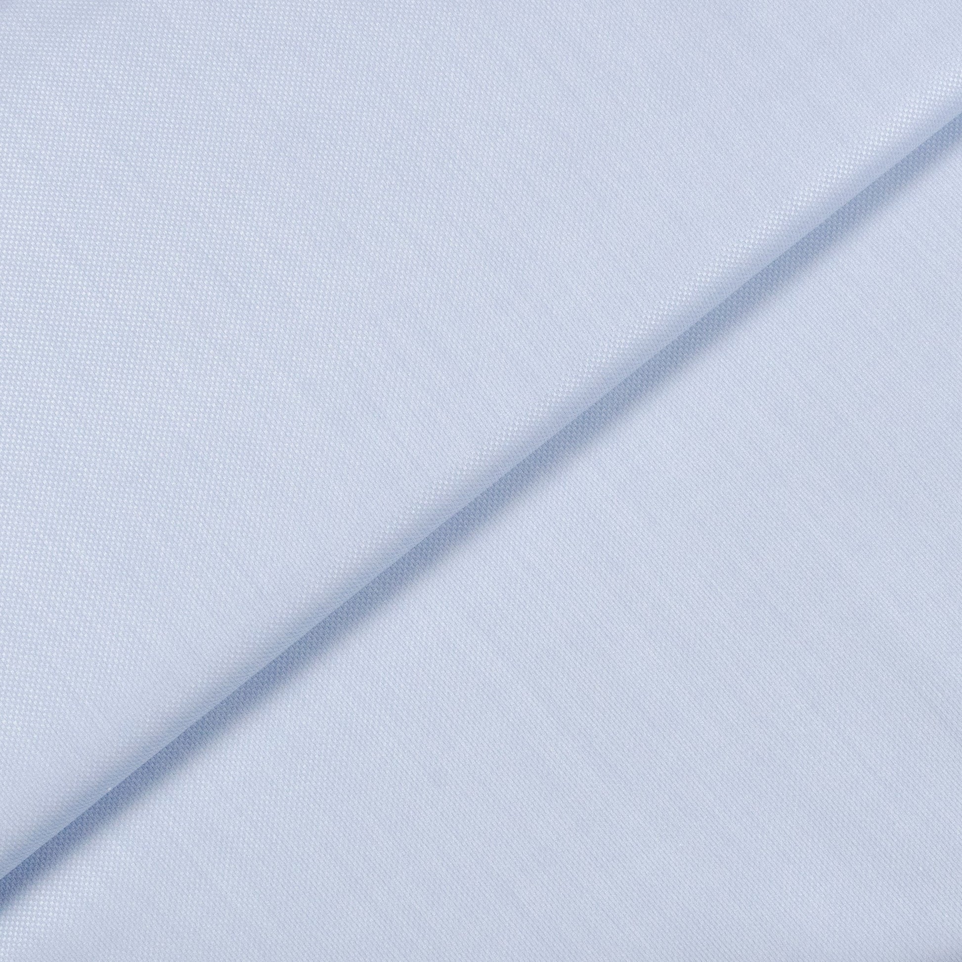 Albini Light Blue Oxford Custom Cotton Shirt MFC0381 - Yeossal & Co