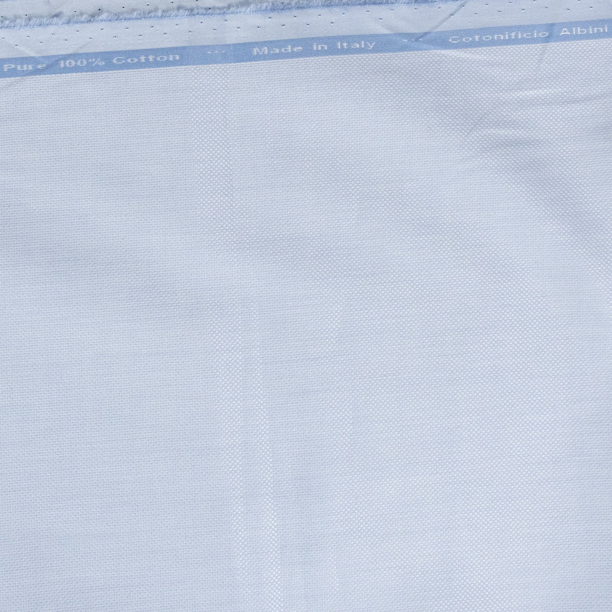 Albini Light Blue Oxford Custom Cotton Shirt MFC0381 - Yeossal & Co
