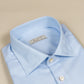 Albini Light Blue Twill Cotton Shirt MFC0469 - Yeossal & Co