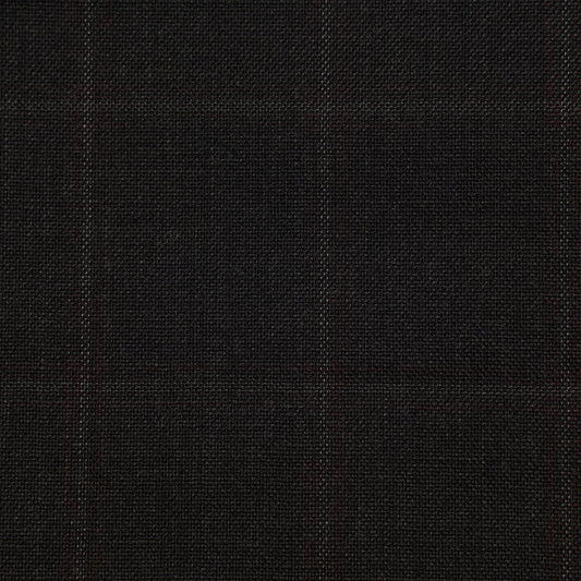 Audacity Windowpane Wool Blend Trousers - Yeossal & Co