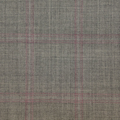 Audacity Windowpane Wool Blend Trousers - Yeossal & Co